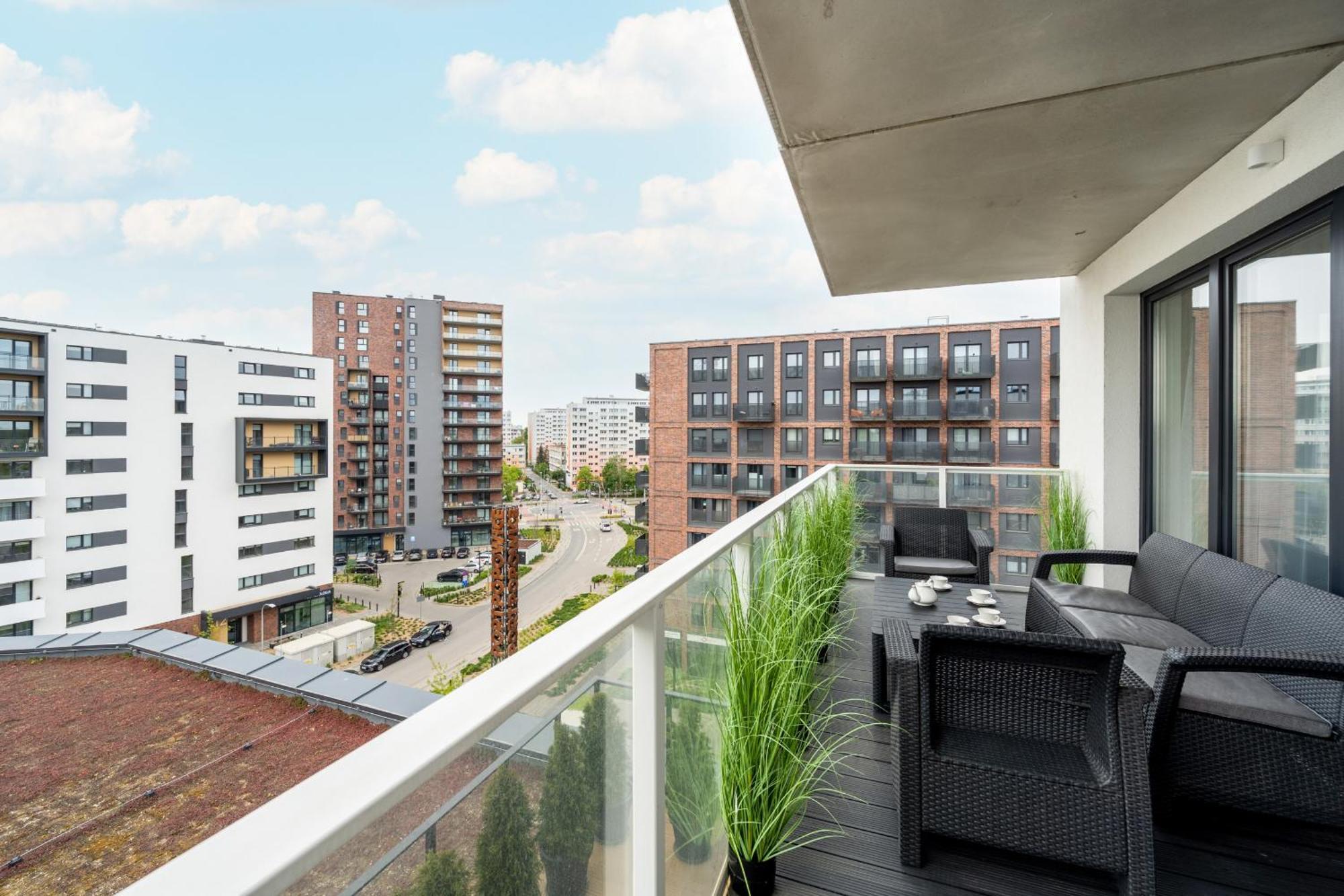 Luksusowy Apartament Z 3 Sypialniami, Klimatyzacja, Parkingiem I Biurkiem We Wroclawiu By Renters Prestige ภายนอก รูปภาพ